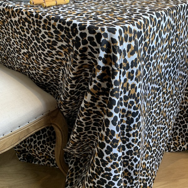 mantel leopardo print grande