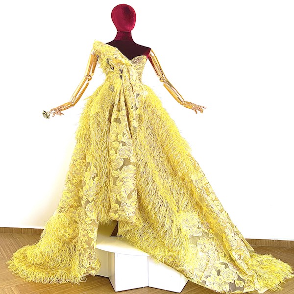 Vestido Gala Amarillo