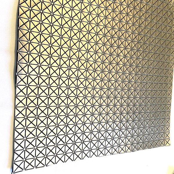 mantel individual geometric silver