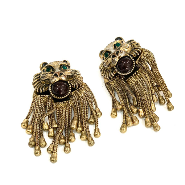 pendientes lion